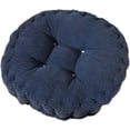 thumbnail image 1 of Cojín de silla, relleno grueso, acolchado, redondo, para comedor interior y exterior, cojín redondo, azul, 1 of 5