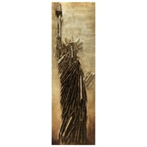 Empire Art Direct PMO-130318-7222 Handed Painted Rugged Wooden Wall Sculpture with Gold Leaf - Liberty
