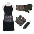 thumbnail image 2 of Le Chef  4PC Set In Kitchen Tools Print Diamond Red, 2 of 5