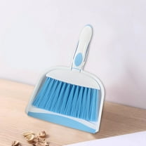 JilgTeok Broom and Dustpan t, Mini Dustpan and Brush t Hand Broom and Dustpan t, Whisk Broom and Dust Pans with Rubber Edge for Home, Desktop,Sofa,Kitchen, Keyboard(1* Desktop Broom, 1* Dustpan)