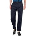 thumbnail image 4 of ROYALE LINENS Men's Classic Fit Wrinkle-Resistant Flat-Front Chino Pant (Regular and Big & Tall) Navy, 4 of 7