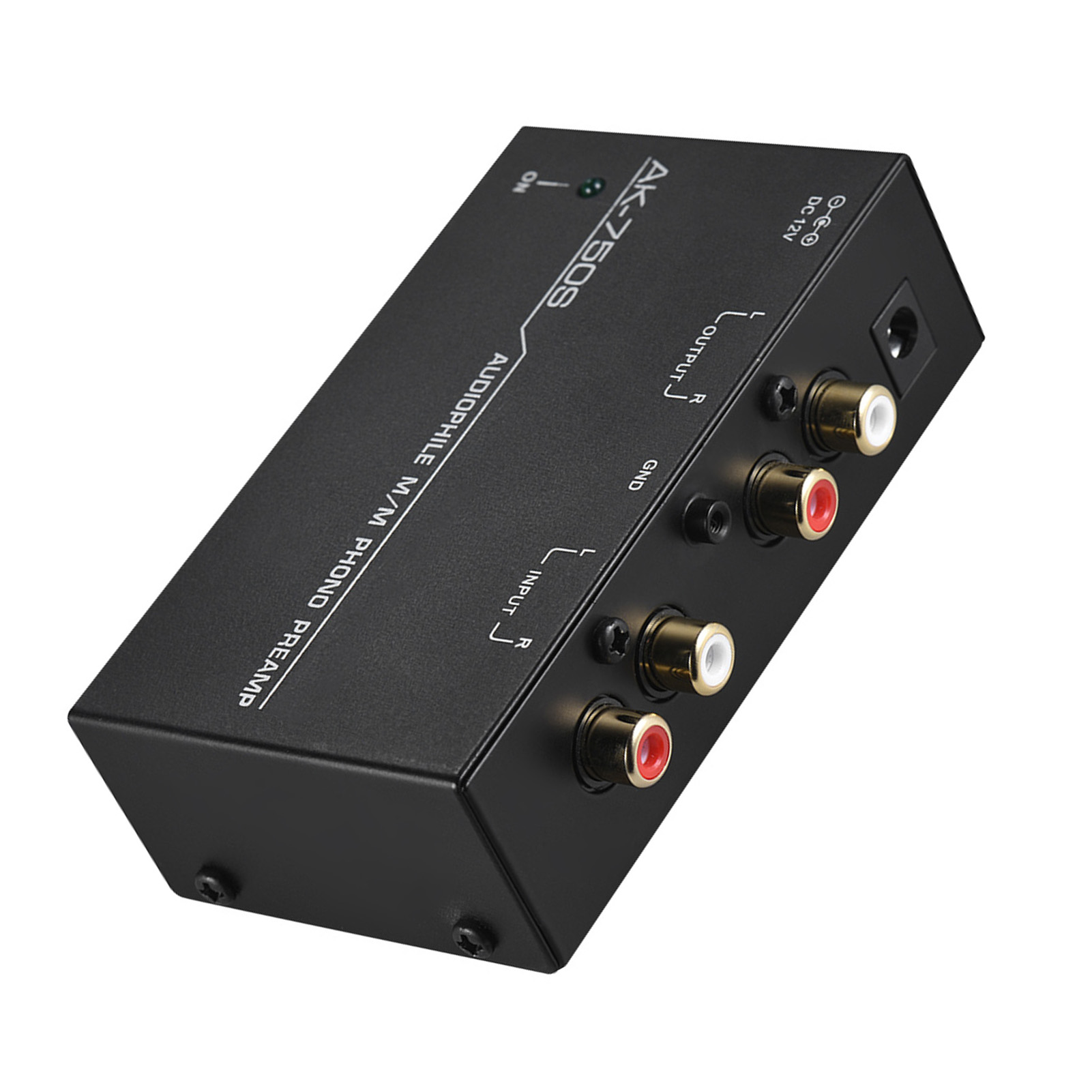 Walmeck Audiophile MM Phono Preamp Preamplifier with Level Controls RCA Input & Output Interfaces - image 5 of 5