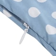 thumbnail image 6 of Wycnly Formal Dresses for Women Vintage 1950S Button Down Pleated Swing A Line Party Prom Dresses with Belt Short Sleeve V-Neck Polka Dot Print 2024 Summer Midi Dress Light Blue s, 6 of 7