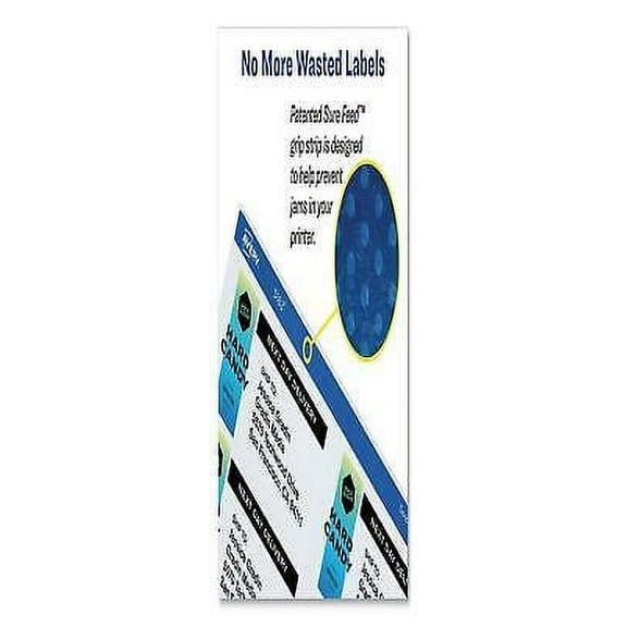 1PK AVE8463 Shipping Labels w/ TrueBlock Technology, Inkjet Printers, 2 x 4, White, 10/Sheet, 100 Sheets/Box