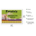 thumbnail image 2 of Gravenstein Washington Apples - Ferndale Brand - Indian Chief - Vintage Fruit Crate Label c.1947 - Fine Art Matte Paper Print (Unframed) 30x44in, 2 of 4