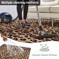 thumbnail image 5 of Leopard Printed Outdoor Rug for Patio/Deck/Porch, Non-Slip Large Area Rug 5 x 8 Ft, Modern Animals Textured Brown Indoor Outdoor Rugs Washable Area Rugs, Reversible Camping Rug Carpet Runner, 5 of 8