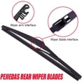 thumbnail image 3 of SHIQI-3 x OEM Wiper Blades, Replacement Wiper Blades for 2013 Mini Cooper R56, (18\u201c & 19\u201d Front Wipers + 10\u201d Rear Wiper Blades) Not For J Hook, 3 of 4