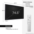 thumbnail image 4 of SAMSUNG QN75LST7TA The Terrace 75" Outdoor QLED 4K UHD Smart TV with a VG-SDC75G 75" Dust Cover for The Terrace TV and Samsung WMN-4277TT The Terrace Full Motion Wall Mount for 75” TV (2020), 4 of 9