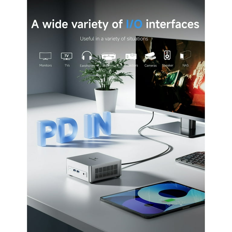 MINISFORUM UM870 Slim Mini PC AMD Ryzen 7 8745H Processor 16GB RAM