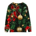 thumbnail image 3 of WXLWZYWL Mens Christmas Sweatshirts 3D Print Sweatshirt Snowflakes Pullover Long Sleeve Sweater Novelty Crew Neck Sweatshirt, 3 of 3