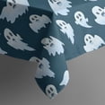 thumbnail image 5 of Smiling Ghosts Halloween Pattern Square Tablecloth,Waterproof Square Table Cover,Wipeable Spillproof Washable Table Cover for Home Kitchen Party Decor 42"X42"(107x107cm), 5 of 6