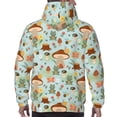 thumbnail image 7 of Daiia Mushroom House Insect Frog for Men's Fashion Hoodies & Sweatshirts with Kangaroo Pocket Hooded Sweatshirt Breathable & Moisture Wicking-X-Large, 7 of 7