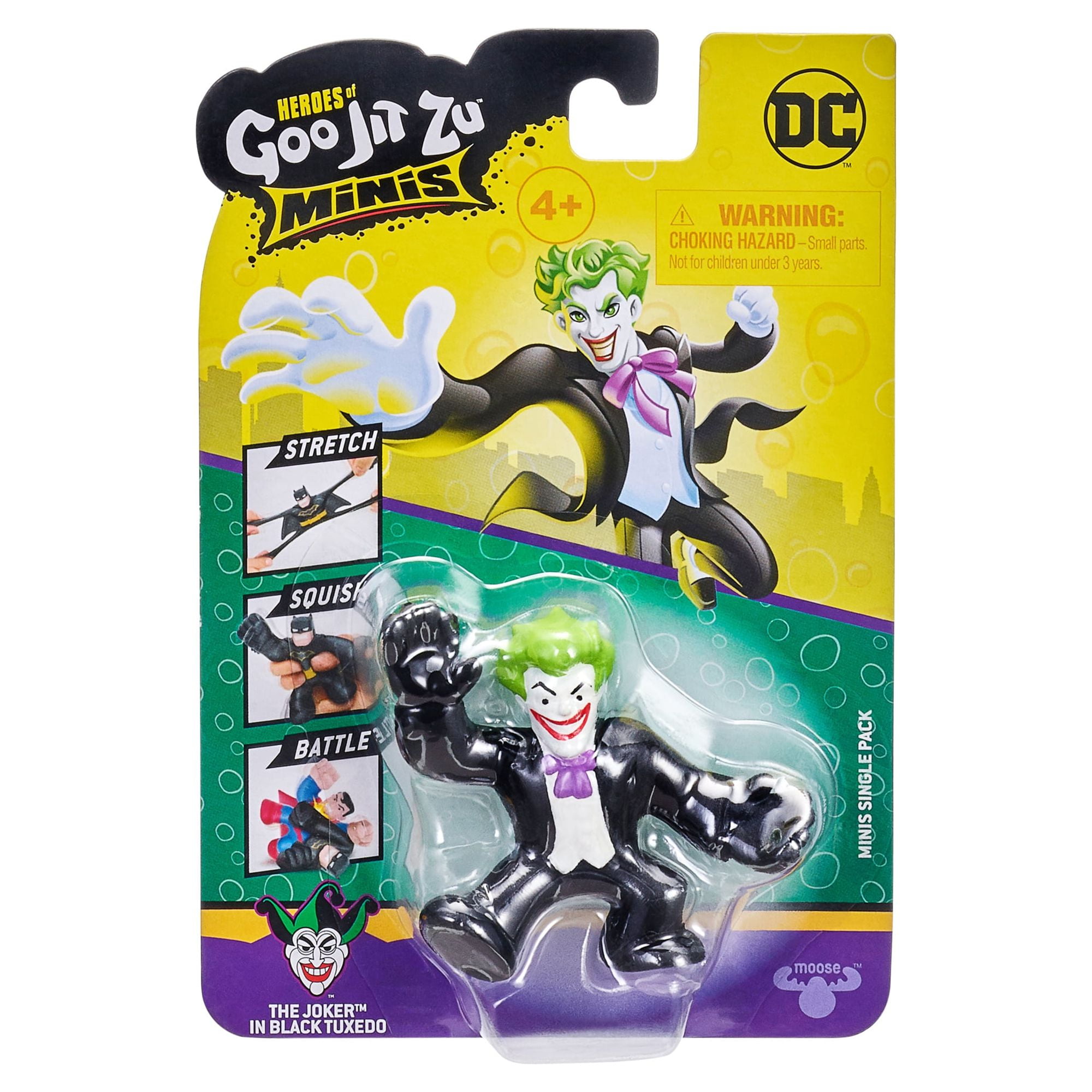 Heroes of Goo Jit Zu - DC Mini Rare Silver Superman - Walmart.com