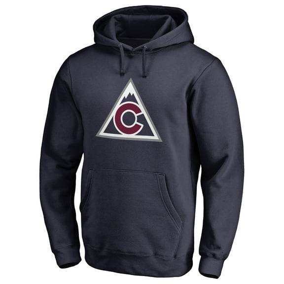 Men's Navy Colorado Avalanche Team Alternate Pullover Hoodie