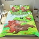 thumbnail image 1 of Osito Conjunto de sábanas temático, trío de piezas, cómodo y amigable con la piel, diseño único, regalo de decoración para el hogar para familiares, amigos y fans, 90 cm * 190 cm, 1 of 6