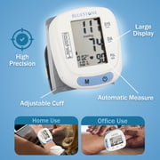 Bluestone Automatic Blood Pressure and Pulse Monitor with Wrist Cuff and Storage Case