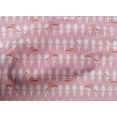 thumbnail image 4 of oneOone Cotton Cambric Fabric Geometric & Flamingo Bird Print Fabric by Yard 56 Inch Wide, 4 of 4