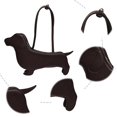 thumbnail image 5 of Moontgen Cartoon Dog Shaped Shoulder Bag Designer Handbag Cute Purse for Women (Coffee), 5 of 6
