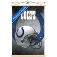 thumbnail image 3 of NFL Indianapolis Colts - Helmet 16 Wall Poster with Wooden Magnetic Frame, 22.375" x 34", 3 of 3