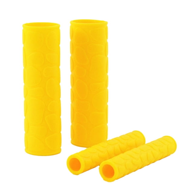 Motorcycle handlebar cover grip four-piece set soft rubber handlebar cover