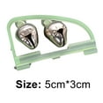 thumbnail image 7 of UDIYO 2Pcs Fishing Alarm Portable Twin Bells Plastic Alloy Outdoor Night Fishing Bell Rings for Workshops, 7 of 7