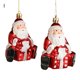 thumbnail image 5 of Decoración navideña con forma de hongo de Gardenne, colgante navideño de búho, exquisito juego de colgantes navideños, adorno colgante para árbol de Navidad de Papá Noel para decoración festiva., 5 of 8