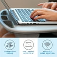 thumbnail image 3 of LapGear MyDesk Lap Desk, Fits 15.6" Laptop, Cool Gray, 12-Pack, 3 of 8