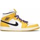 thumbnail image 1 of Ni - ke Air Jordan 1 Mid Men's Lakers 852542-700 Size 12 New W/Box, 1 of 5