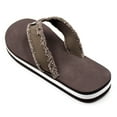thumbnail image 2 of Flip-Flop for Men Sandals Casual Comfort Thong Sandals Canvas Strap Summer Outdoor Beach Slippers 8.5-12, 2 of 6