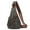 PU-Black, variant on KL928 PU Leather Crossbody Backpack Sling Bag Shoulder Casual Daypack Rucksack for Men Women