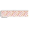 thumbnail image 2 of Ambesonne Heart Fabric by the Yard Upholstery, Watercolor Art Style Shapes, 2 Yards, Burnt Orange and Pink, 2 of 4