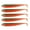Color D, variant on 5 Count 9.5cm Sinking Soft Lures Flexible T Tail Double Color PVC Ideal for Walleye Water Fishing