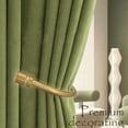 thumbnail image 5 of Curtain Accessories U-Shaped Alloy Curtain Wall Hook, Ongmies 2 Gold Metal Curtain Tiebacks – Decorative Holders with End Cap Finials for Living Room & Bedroom, 1 Pair of Gold Curtain Hooks, 5 of 5