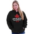 thumbnail image 3 of Canada Pride Distressed Maple Leaf Unisex Plus Fleece Graphic Hoodie Brisco Brands 3X, 3 of 5