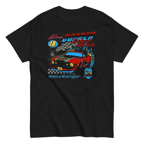 Alice Cooper - Racecar Unisex T-Shirt - Black - Small