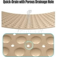 thumbnail image 3 of Extra Large Shower Mat, 47.2 x 31.5 Inch Non Slip Shower Mats for Inside Shower with Drain Hole and Suction Cups, Soft Trimmable TPE Anti Slip Shower Mat for Walk in Shower Stall, Heavy Mat, 3 of 14