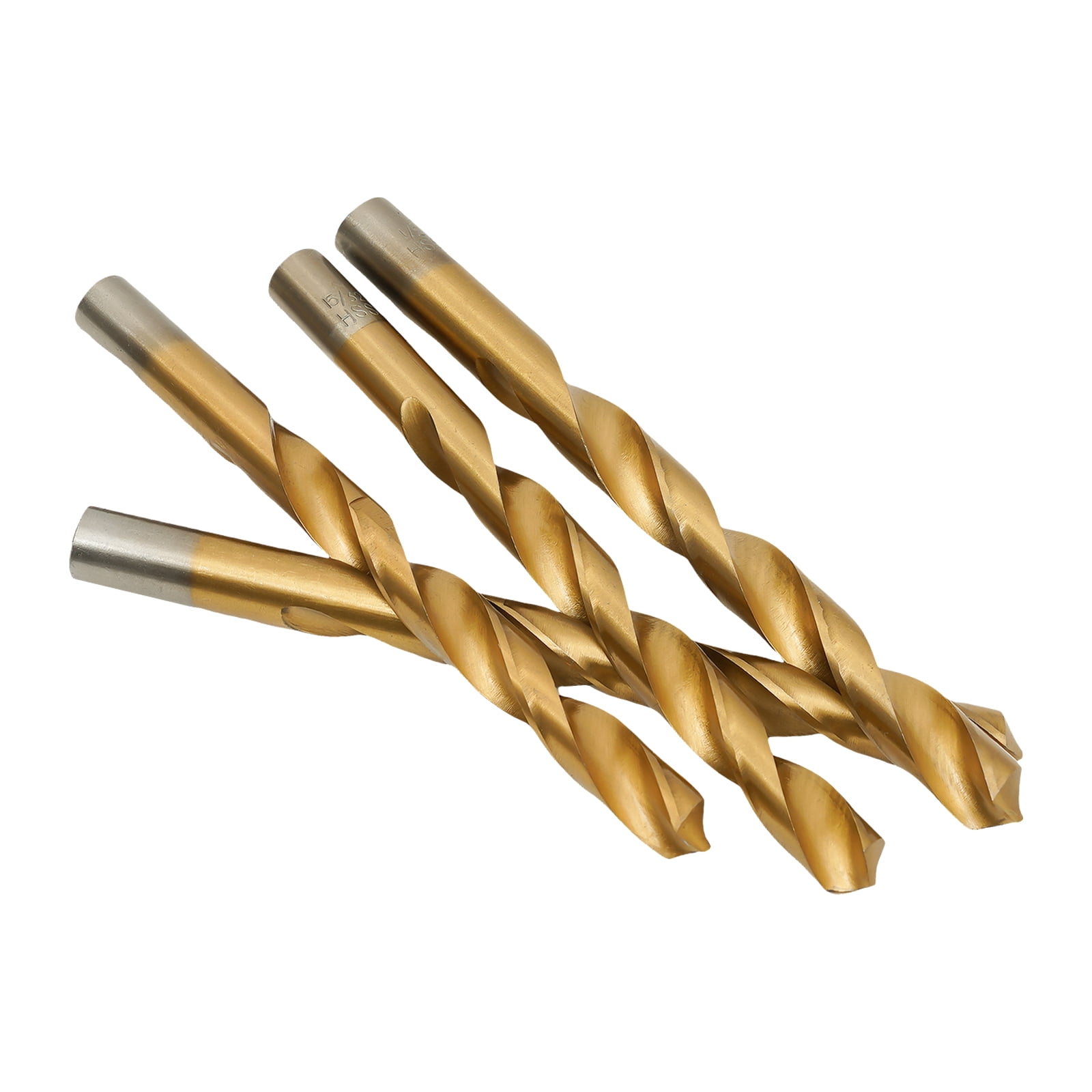 Cobalt Drill Bit Set 115 PCS, High Speed Steel Bits Twist Jobber Length Drill Bit Kit with Metal Index Storage Box for Hardened Metal, Stainless Steel, Cast Iron, Plastic, Wood, 1/16"-1/2", A-Z, 1-60