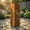 B, variant on Metal Garden Column Natural Rustic Decor Sculpture Modern Statues Decor Weathered Steel Landscape Sculpture Outside Summer Art Walkway Outdoor Metal Light Cover