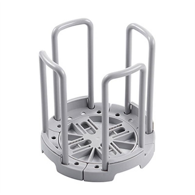 Injueey Escurridor de platos Tazón telescópico Soporte de almacenamiento en seco Encimera Fregadero de cocina Escurridor de ahorro de espacio Accesorio Organizadores de utensilios de cocina Gris Injueey HA063321-02B