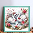 thumbnail image 2 of Kit Punto Cruz Con Cisne Hilo Algodón Ecológico Bordado 11CT 40x40cm, 2 of 9