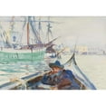 thumbnail image 2 of John Singer Sargent 14x11 Gold Ornate Wood Frame and Double Matted Museum Art Print Titled - Summer on the Giudecca, 2 of 4