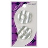 Le Bouton White Flower Buttons, 2 Count