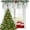 Watercolor Christmas Leaves, variant on Valances Curtains for Windows,Eucalyptus Leaves and Sunflowers Semi Sheer Curtain Valances, Rod Pocket Short Window Treatment Light Filtering Decor Valances for Kitchen Bedroom - 54"x18"
