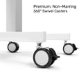 thumbnail image 6 of Luxor Vitalize Laptop Cart | Adjustable Height Rolling Medical Cart, 6 of 6