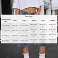 thumbnail image 4 of YUANxueke Girls Denim Bermuda Shorts High Waist Wide Leg Shorts Casual Outdoor Jorts with Pockets for 13-18 Years, 4 of 5