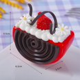 thumbnail image 1 of Bgsha 1PC Artificial Fruit Cake Biscuit Fake Food Decoration Photography Pro Food Simulation Cake Model Tea Table Ornaments Decoration, 1 of 9