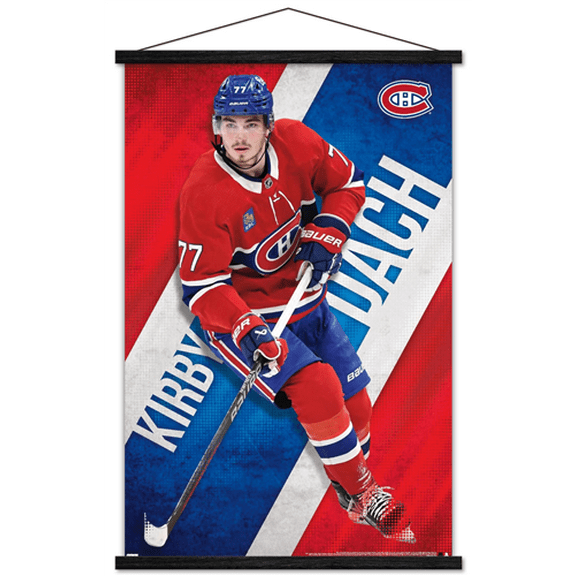 NHL Montreal Canadiens - Kirby Dach 23 Wall Poster with Magnetic Frame, 22.375" x 34"