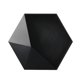 thumbnail image 1 of Nordic Hexagon Storage Rack Geometric Wall-mounted Storage Shelf Unique Home Wall Organizer Living Room Bedroom Decor (Black), 1 of 5