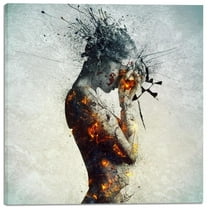 Cortesi Home 'Deliberation' by Mario Sanchez Nevado, Canvas Wall Art, 26"x26"