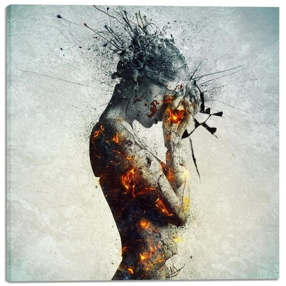 Cortesi Home 'Deliberation' by Mario Sanchez Nevado, Canvas Wall Art, 26"x26"